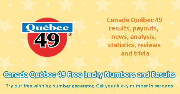 Quebec Lottery Numbers